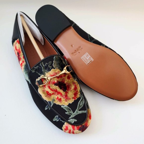 NEW COACH Floral Rose Jacquard Loafers Flats - Picture 6 of 8